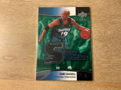 2004-05 Upper Deck Sweet Shot Sam Cassell Sweet Swatches Game Used Patch #SW-SC - Image 1 of 2