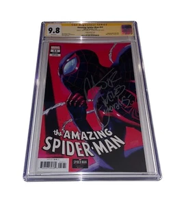 Nadji Jeter CGC SS 9.8 Signed Amazing Spiderman #53 Miles Morales NM/M Comic - Picture 1 of 3