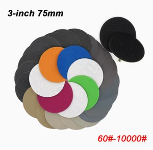 75 mm Grinding Wheels Wet and Dry Nylon Sanding Paper Grain P60 - 10000 - Picture 1 of 8