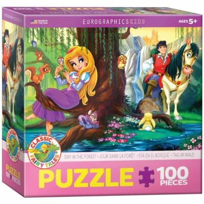 EuroGraphics Day in the Forest Puzzle Jigsaw Puzzle (100-Piece) - Image 1 of 3