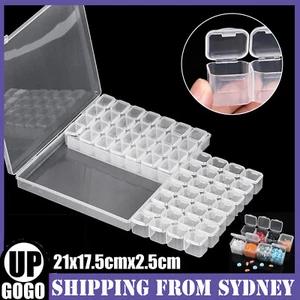 56Grids Storage Box Plastic Jewelry Organizer Case Container Bead Craft Portable - Picture 1 of 10