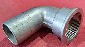 SINK DRAIN PIPE FITTING 1 1/8" X 1 1/4" MARINE BOAT - Bild 1 von 4