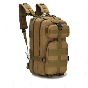 30L Military Outdoor Tactical Backpack Rucksack Camo Camping Hiking Travel Bag