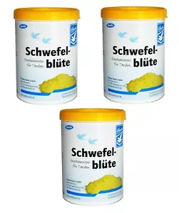 Backs Schwefelblüte 3 x 600g (99,95% Schwefel - für Pferde, Vögel, Tauben) - Bild 1 von 1