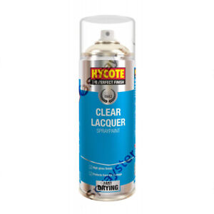 Hycote Clear Lacquer Gloss Spray Paint Aerosol Auto Car 400ml XUK0232