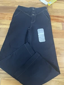 Jeans donna 1822 vita alta gamba larga super morbido elasticizzato scuro taglia 4 nuovo spedizione gratuita - Foto 1 di 9
