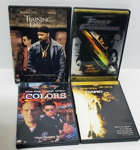 Crime Action DVD Lot Training Day Colors NARC Fast & Furious Gang Drama - Bild 1 von 13