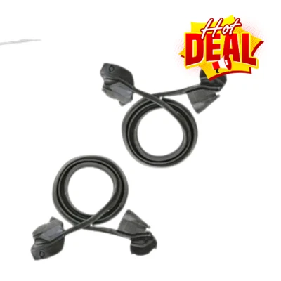 1969-1970 Chevy Olds Pontiac Hardtop & Convertible Door Weatherstrip Seals Pair - Image 1 of 2