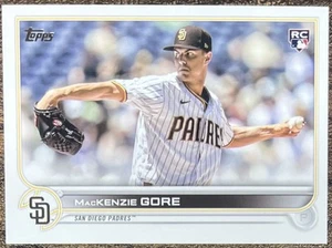 Aggiornamento Topps 2022 MacKenzie Gore variante foto Rookie SP #US81 Nationals - Foto 1 di 2