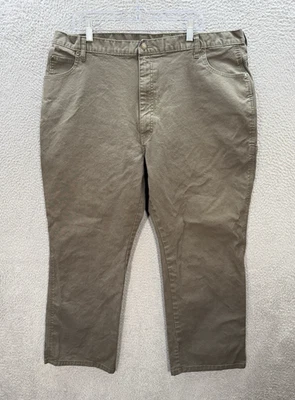 Dickies Pants Mens 42x30 Green Duck Canvas Carpenter Workwear Chore Barn Skater - Image 1 of 4