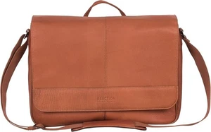 Neu Kenneth Cole REACTION riskante Business-Kuriertasche vollnarbiges kolumbianisches Leder - Bild 1 von 6