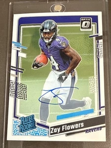 Donruss Optic Zay Flowers 2023 clasificación novato #210 Prizm automático/99 Ravens - Imagen 1 de 3