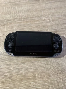 5937 Sony PlayStation Vita 1100 Crystal Black TESTED Very Good - Picture 1 of 12