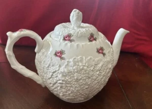 Spode Bridal Rose Teapot Tea Pot - Picture 1 of 4