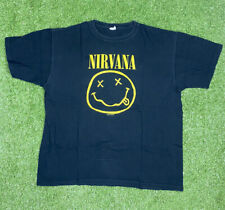 vintage 1992 Nirvana Smiley Tee size XL Anvil Tag