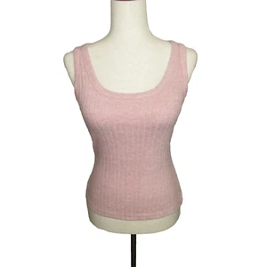 OGL Heather Pink Wide Rib Scoop Neck Brami Bra Tank Top Size Small - Picture 1 of 6
