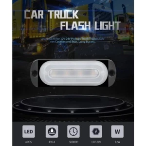 1/2/4PCS 12/24V Strobe Flashing Lamp Side Marker Tail Light Truck Beacon Lights - Picture 1 of 11