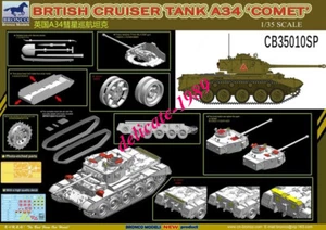 Bronco 1/35 35010SP CometBrtish Cruiser Tank A34 - Picture 1 of 1