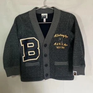 A BATHING APE Kids Cardigan Size 100 cm made in Japan - Picture 1 of 9