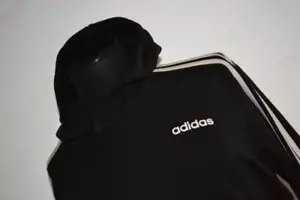 Suéter con capucha Adidas 36172 negro mezcla algodón talla mediana para mujer - Imagen 1 de 7