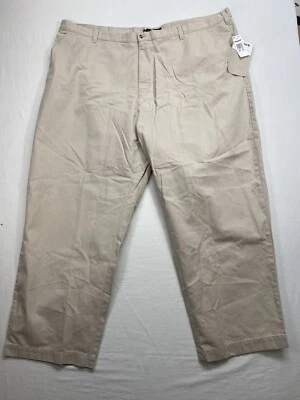Timberland Men's Stratham Khaki Pants 56 X  32 Twill Straight Leg Tan NWT - Image 1 of 4