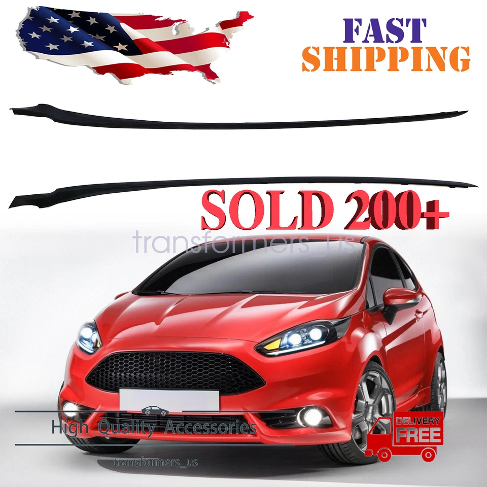 NEW For 11-19 Ford Fiesta RH+LH Windshield A-Pillar Trim Moulding PAIR Both Side - Image 1 of 4