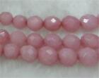  Perles en vrac en morganite rose à facettes 6 mm 15"##QF315 