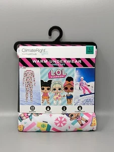 Climate Right By Cuddl Duds Warm Underwear Set-LOL Suprise Girl's Size L 10/12 - Picture 1 of 6