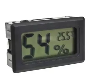 DIGITAL LCD HYGROMETER HUMIDITY METER TESTER - REPTILE- TEMPERATURE THERMOMETER - Picture 1 of 4