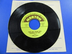 Vinyl 45 RPM Record JIMMY WAGES - TOMMY BLAKE / Rockabilly / Norton Sun Sleeve - Picture 1 of 1