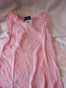 RALPH LAUREN-SIZE 6 PINK COLOR RUFFLE ARM TOP FOR GIRLS - Picture 1 of 2