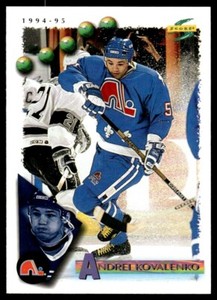 1994-95 Score Andrei Kovalenko Quebec Nordiques #39