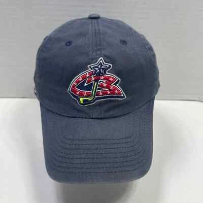 Columbus Chaquetas Azules Sombrero de Hockey CCM One-Fit OSFM NHL Envejecido #77 EASTEP NHL Foto 1 de 4