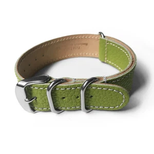 20mm - Military Style - Naturally Shrunken Calf Leather Watch Strap  - Picture 1 of 9