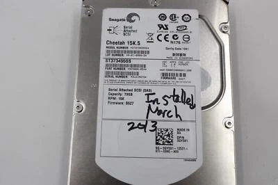 DELL ST373455SS 73GB 15K SAS 3.5 HDD - Image 1 of 4