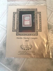 Martha Hasting's Sampler Cross Stitch Pattern by Forget Me Nots in Stitches - Picture 1 of 3