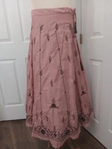 Soft Surroundings XS/P Maxi Embroidered Tassel Lined Embellished NEW - Picture 1 of 13