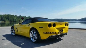 05-13 Corvette C6 Ahumado Completo CABEZA Y COLA Luz Tinte Cubiertas Vinilo Superposiciones - Imagen 1 de 12
