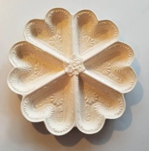 Stampo piatto MMA Metropolitan Museum of Art REPRO 18 ° C a forma di cuore Staffordshire - Foto 1 di 12
