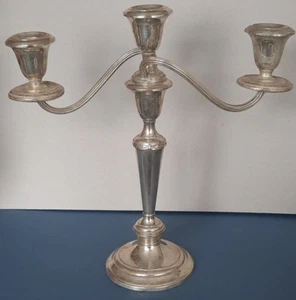 Gorham Sterling Silver 2 Branch Candleabra - Picture 1 of 12