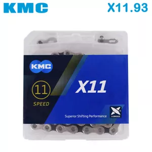 KMC X11.93 X11 Bicycle Chain 118 Links 11 Speed MTB Road Bike Bicycle Part Chain - Picture 1 of 7