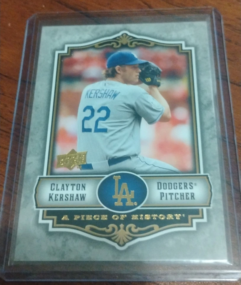 2009 Upper Deck Clayton Kershaw Dodgers Pitcher A Piece of History #50 - Image 1 of 1
