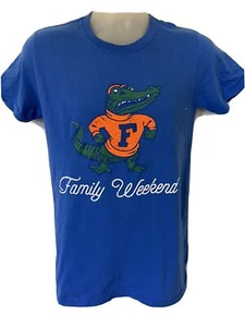 Camiseta Florida Gators Mujer Pequeña Azul Manga Corta Cuello Redondo Familia Fin de Semana - Imagen 1 de 7