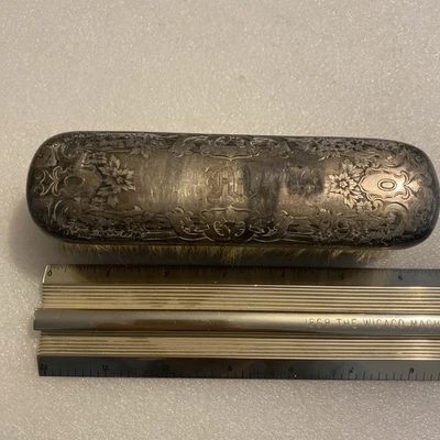 古董纯银上衣衣服 BRUSH、GORHAM、雕刻 — 第 1/4 张图片