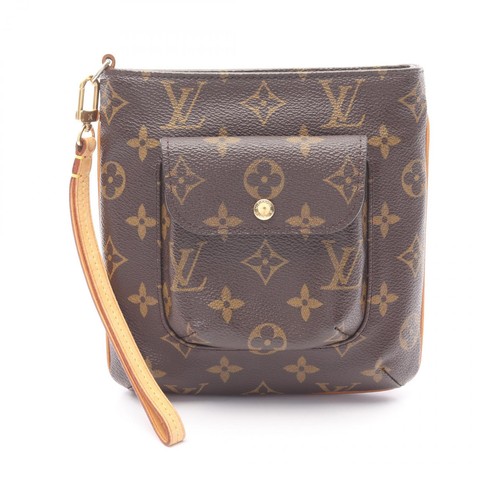 LOUIS VUITTON（LV） Borsa pochette divisoria Louis Vuitton M51901 tela monogramma marrone usata donna