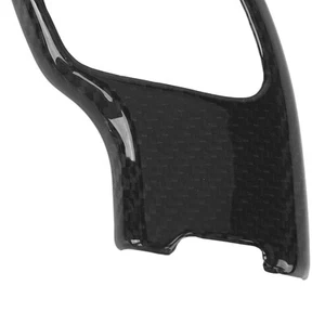 Gear Shifting Lever Knob Cover Carbon Fiber Shifter Head Decal Sticker For UK - Picture 1 of 22