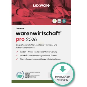Lexware warenwirtschaft pro 2026 ABO-Lizenz 3 PC (Win 10/11) 1 Jahr Laufzeit ESD - Bild 1 von 7