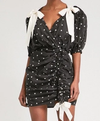 Zimmerman Painted Heart Tie Dress Size 0 NWT - Image 1 of 4