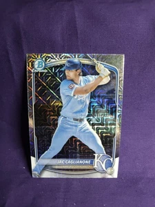2025 Bowman Chrome Mega Box Mojo Refractor #BCP-154 Jac Caglione Royals - Picture 1 of 2