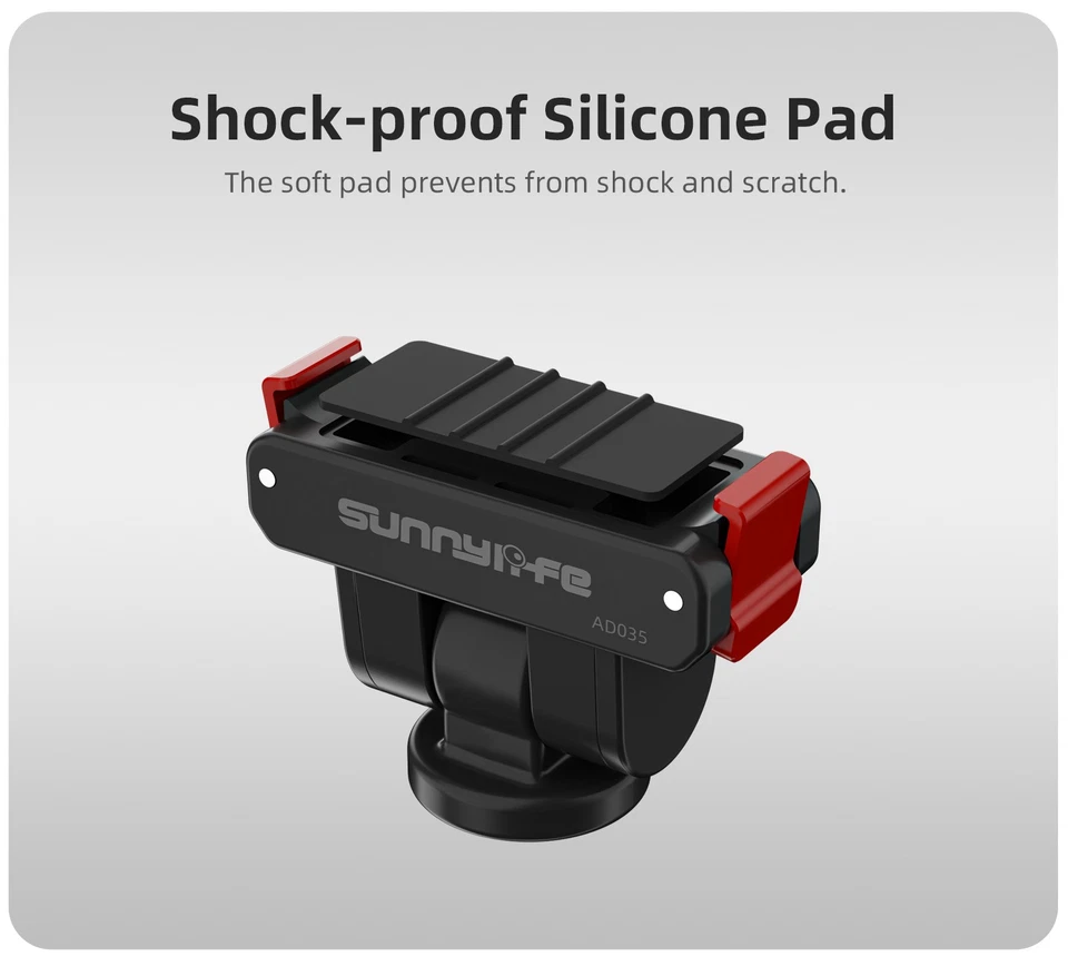 Soporte magnético de liberación rápida soporte adaptador montaje para DJI Osmo 360/Action 5 Pro/4/3/2 Foto 1 de 4